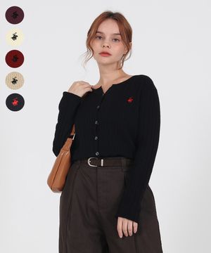 여성 펄스퀘어 케이블 가디건 11Color TK023