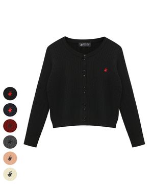 여성 트윈 버튼 케이블 가디건 TK026