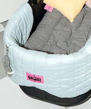 강아지 유모차 애플 가드 - 블루