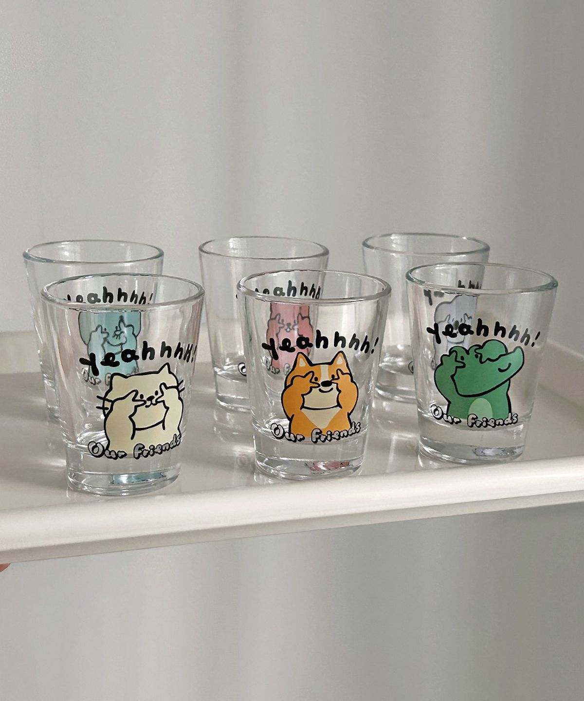 앨리건트 테이블(ELEGANT TABLE) 아워프렌즈 소주잔 6p세트
