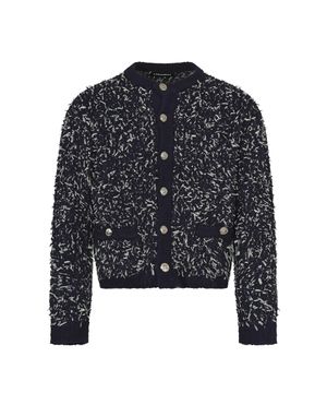 [0082] 알파카 트위드 가디건 - 네이비