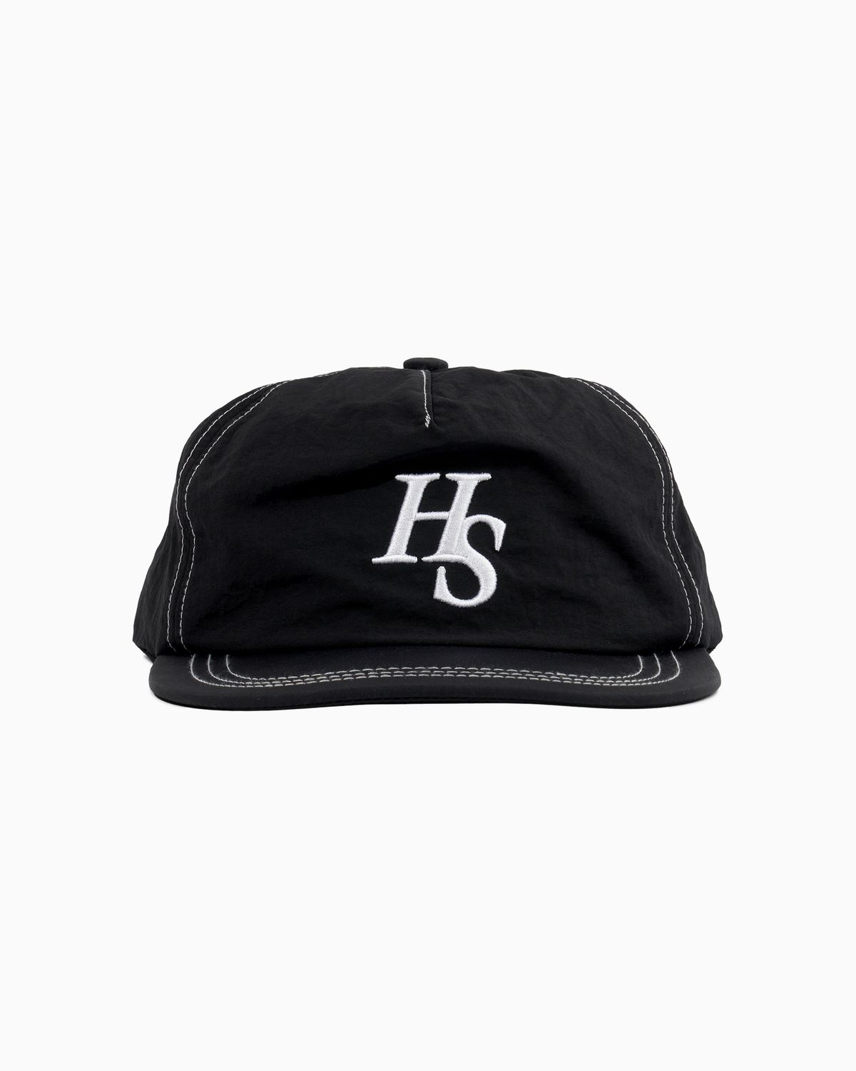 헬로 선라이즈(HELLO SUNRISE) HS Stitch Relaxed Fit 5P Cap_Black