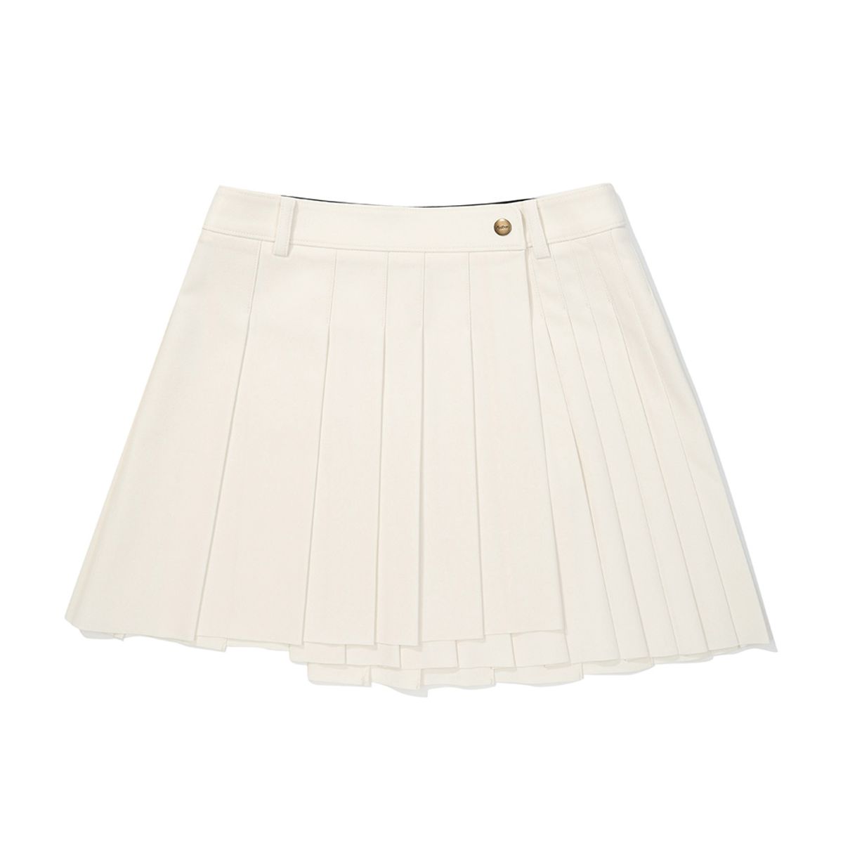 말본 골프(MALBON GOLF) 여성 TR 언발란스 플리츠 스커트 IVORY (WOMAN)