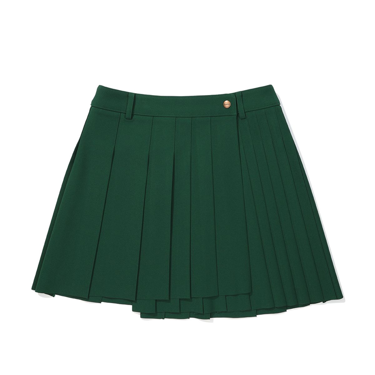 말본 골프(MALBON GOLF) 여성 TR 언발란스 플리츠 스커트 GREEN (WOMAN)