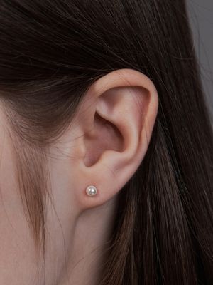 [sv925] swarovski pearl studs earring