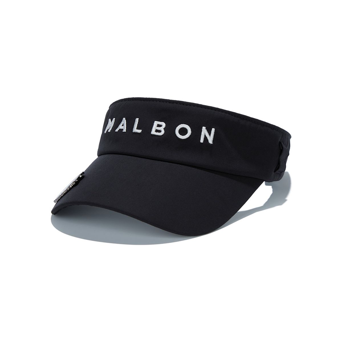 말본 골프(MALBON GOLF) 말본 로고 티 홀더 바이저 BLACK (MAN)