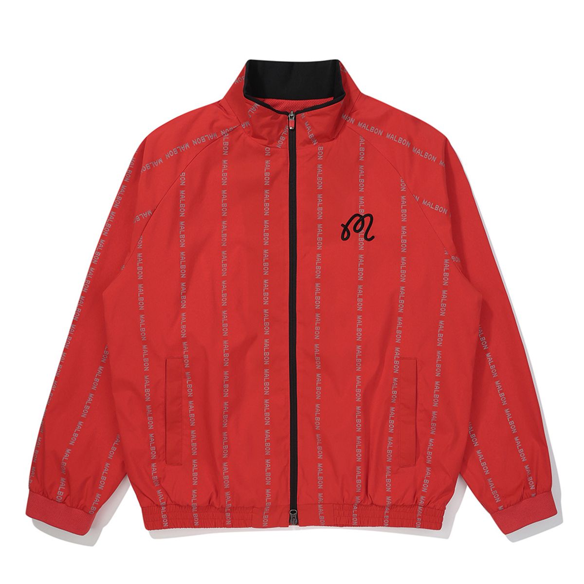 말본 골프(MALBON GOLF) 말본 자카드 리플렉티브 자켓 RED (MAN)