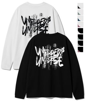 유니버스 페인팅 브러쉬 아트웍 오버핏 긴팔 티셔츠 8Color