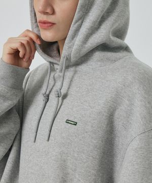 더블 플리스 후디 [멜란 그레이]_HF4TS066