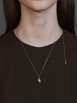 dewdrop glow pendant necklace