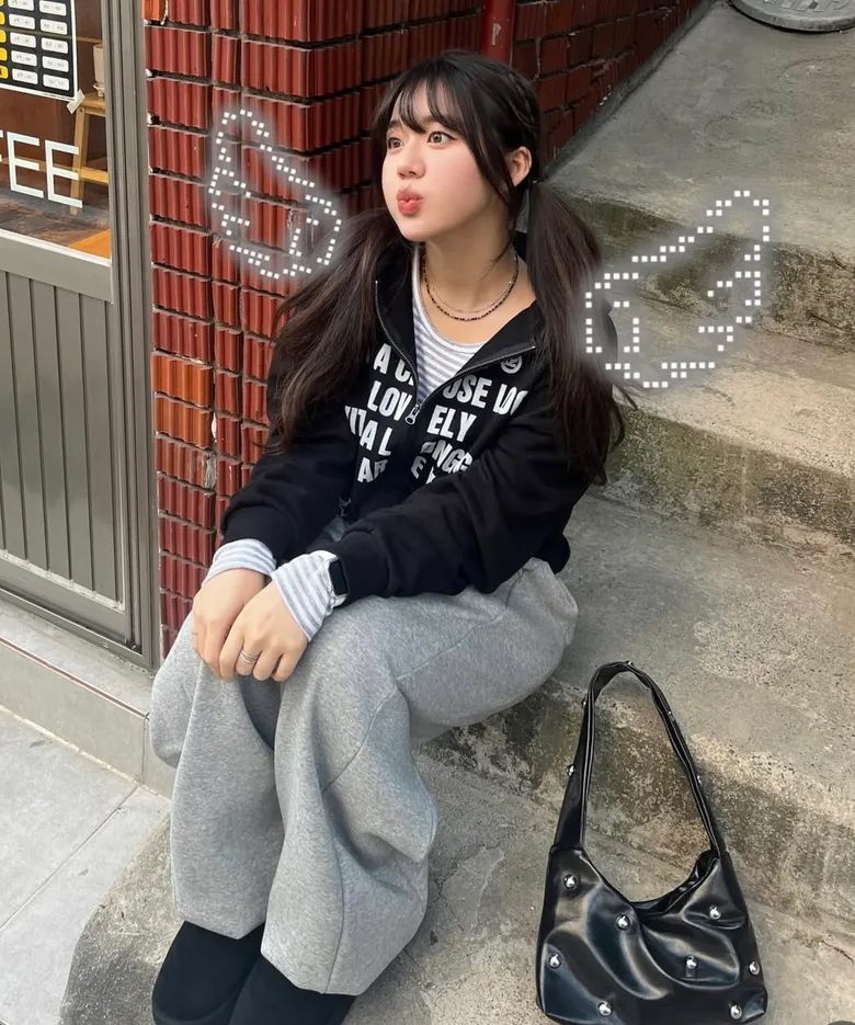 위드 유 코소 투웨이 후드집업(BLACK)