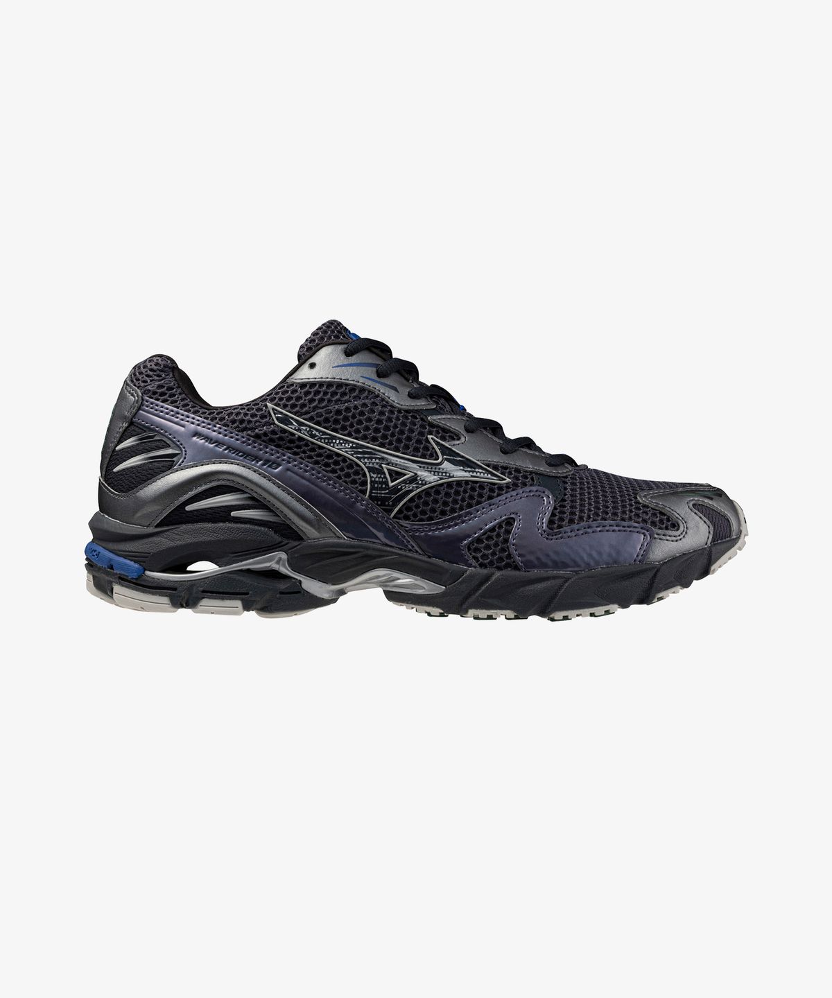 미즈노(MIZUNO) (공용) 웨이브 라이더 10 - 오디세이 그레이:블랙:메탈릭 그레이 / D1GA243113