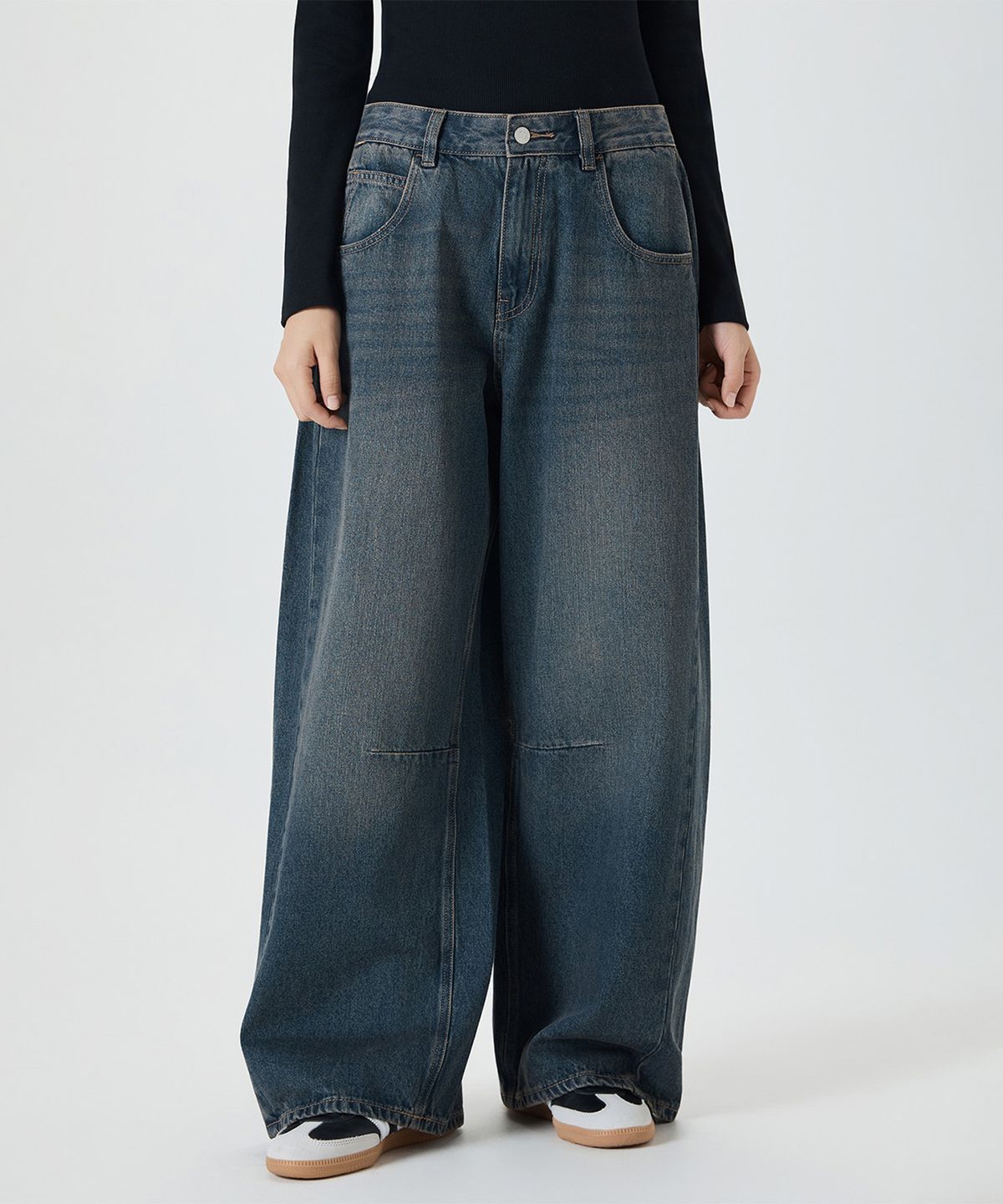 미쏘(MIXXO) 벌룬핏 데님_MIWTJFT53J