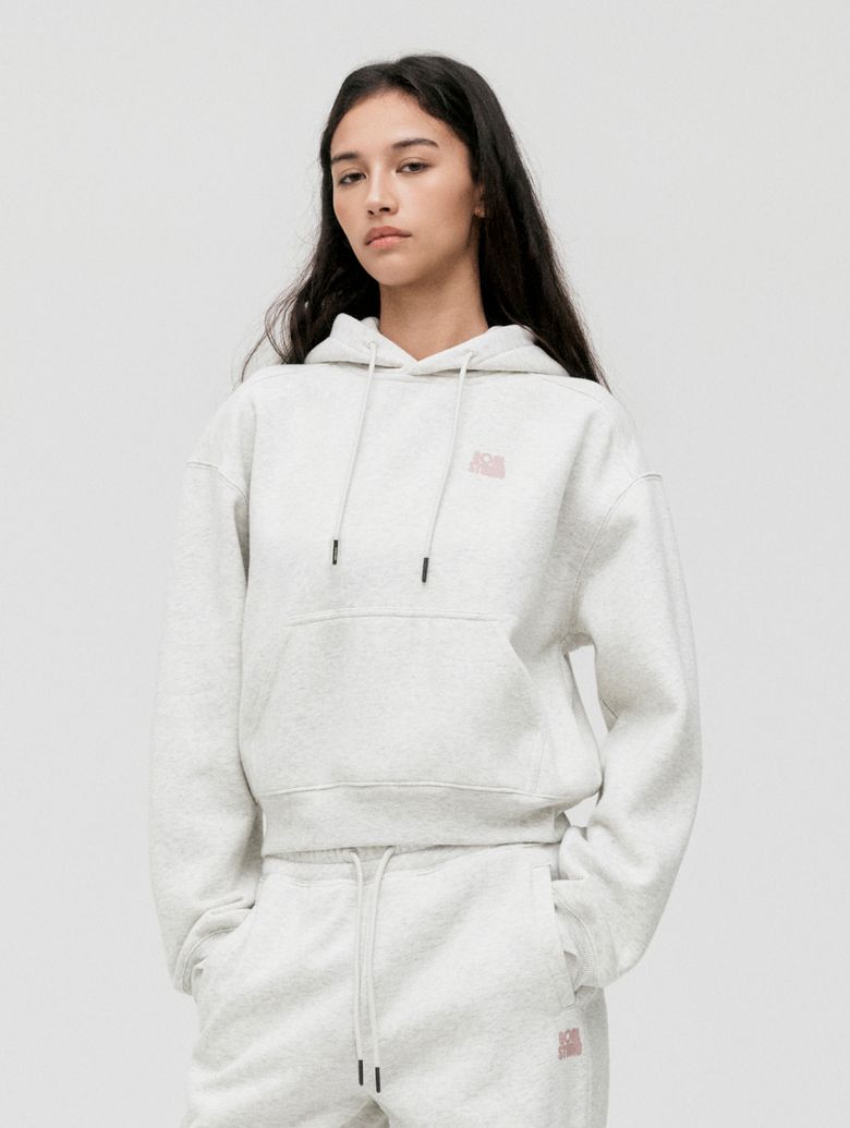 WS ESSENTIAL BRUSHED HOODIE-OAT MEAL