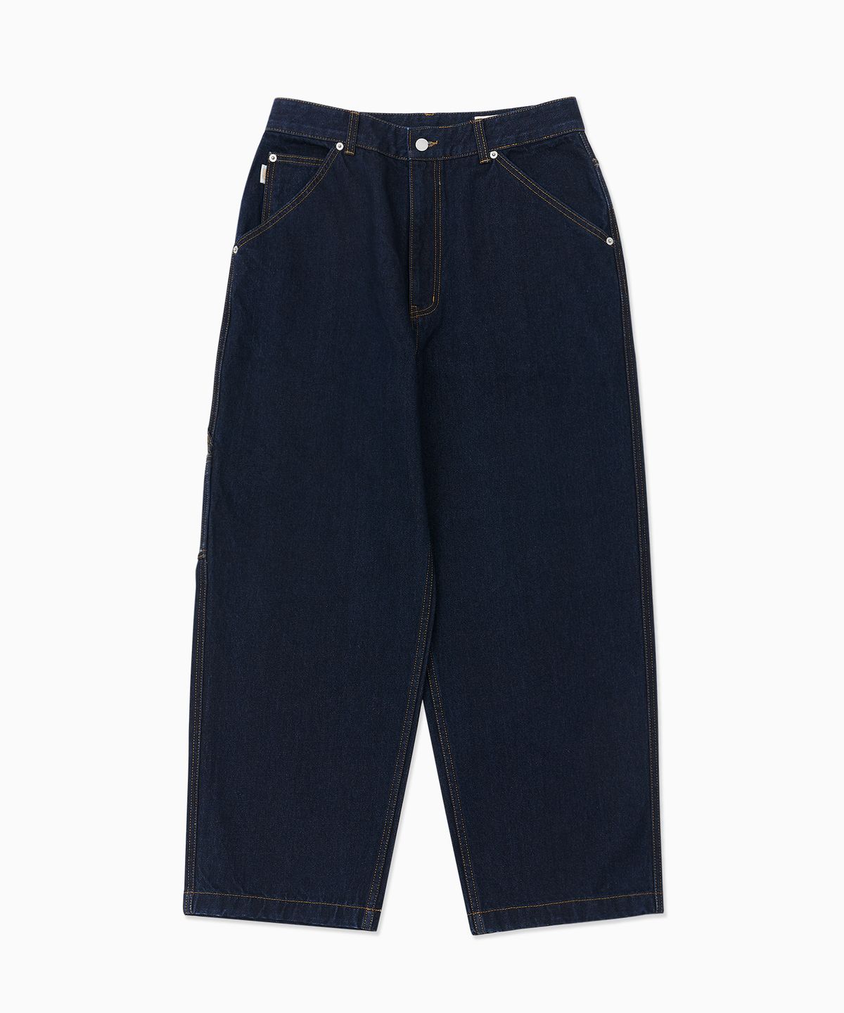 헬로 선라이즈(HELLO SUNRISE) Sunrise Wide Painter Pants_Indigo