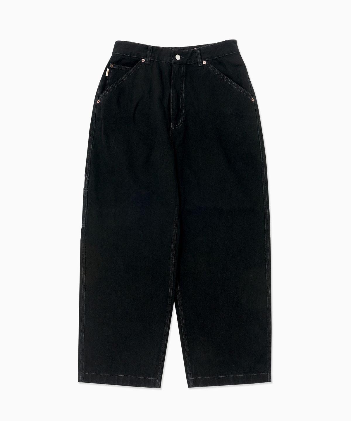헬로 선라이즈(HELLO SUNRISE) Sunrise Wide Painter Pants_Black