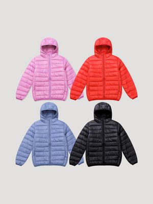 소프티 경량 후드 패딩