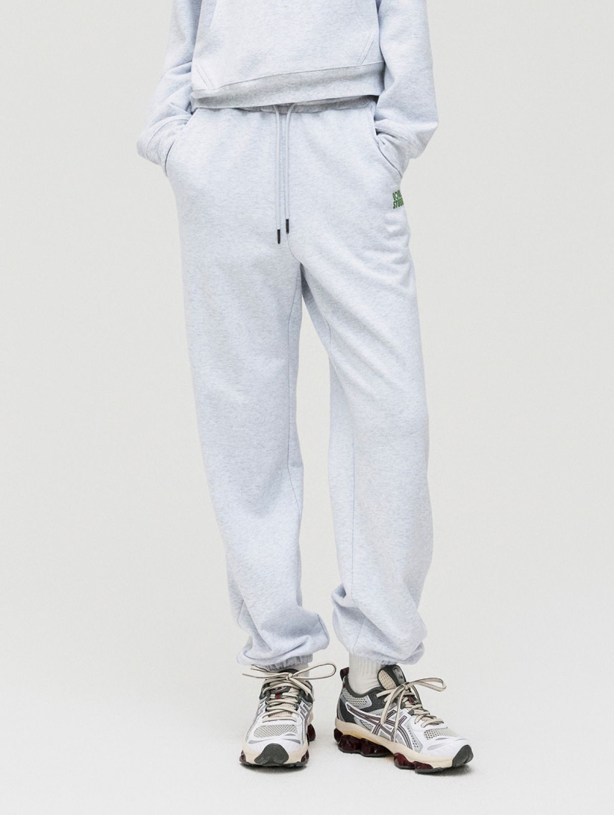 골스튜디오(GOALSTUDIO) WS ACTIVE JOGGER-MELANGE GREY
