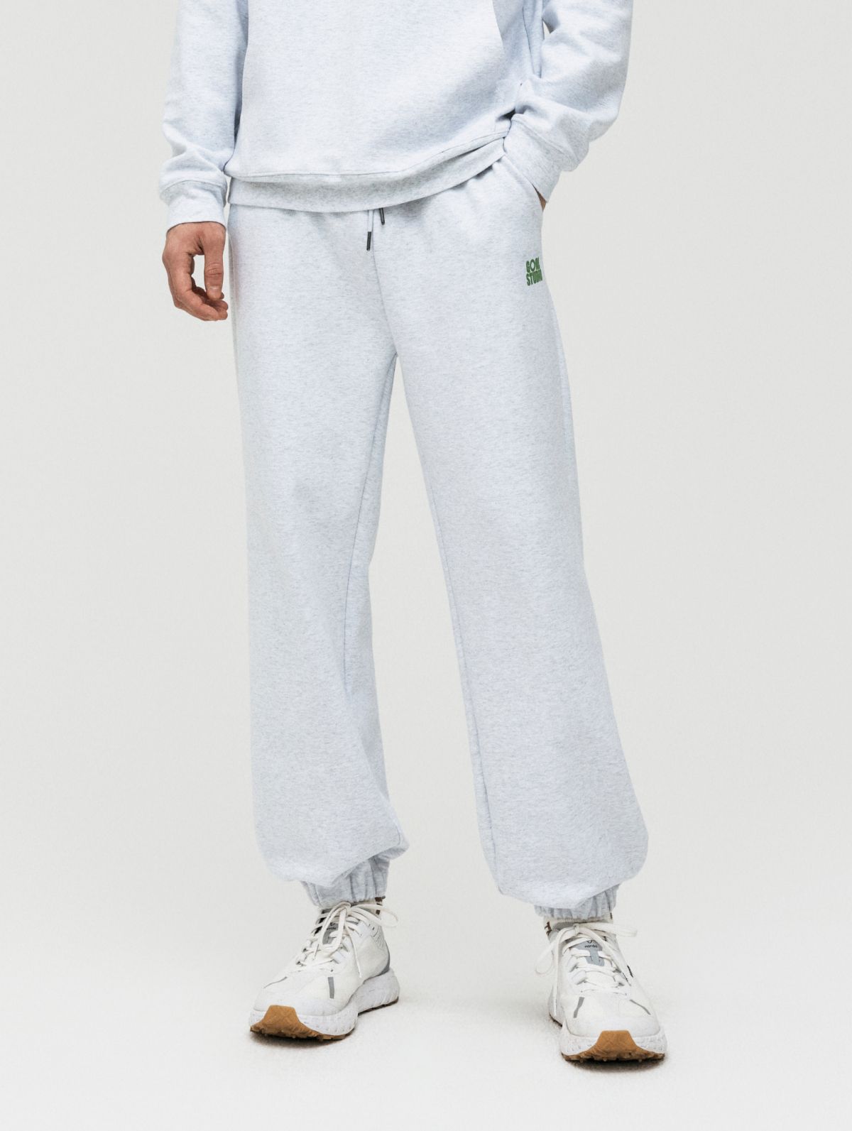 골스튜디오(GOALSTUDIO) MS ACTIVE JOGGER-MELANGE GREY