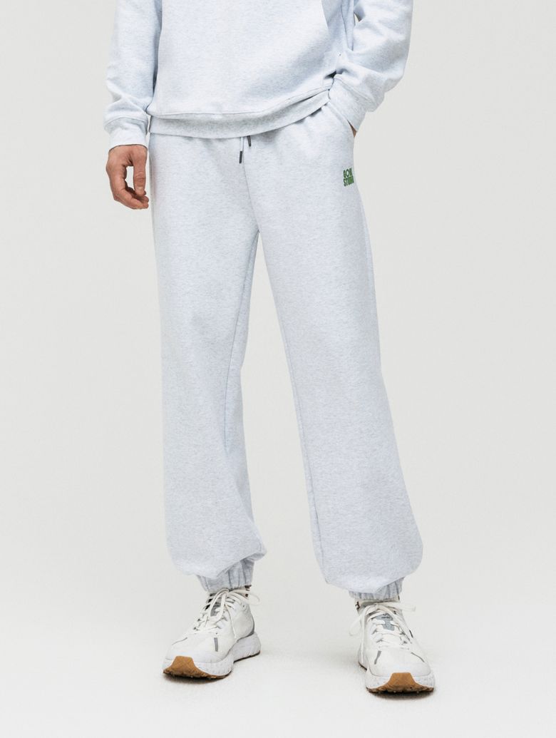 MS ACTIVE JOGGER-MELANGE GREY
