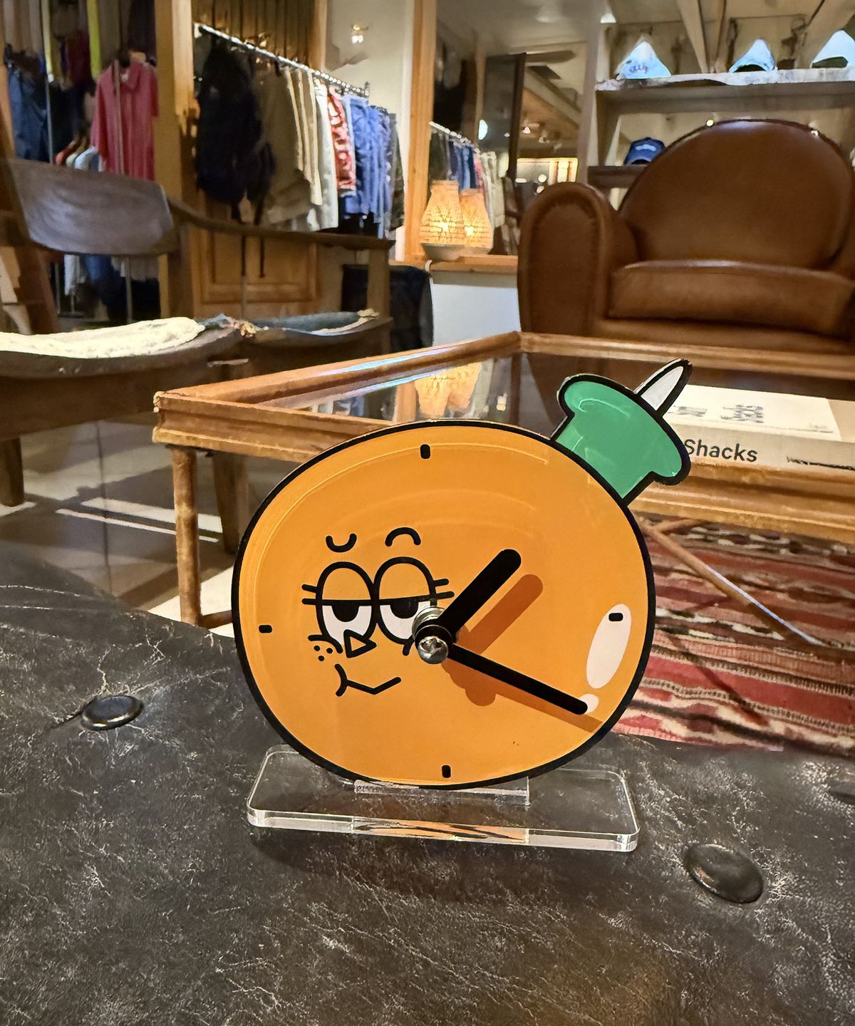 벌룬프렌즈(BALLOON FRIENDS) 렌지 페이스 무소음 탁상시계