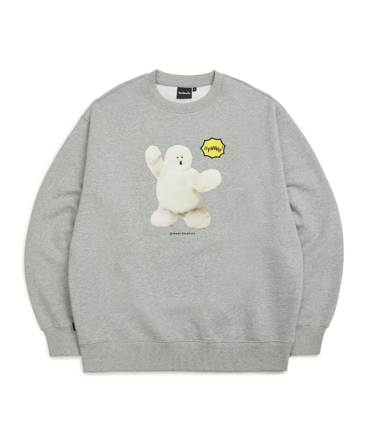 마크곤잘레스(MARK GONZALES) 슈무 포징 그래픽 스웨트셔츠 - M/GREY