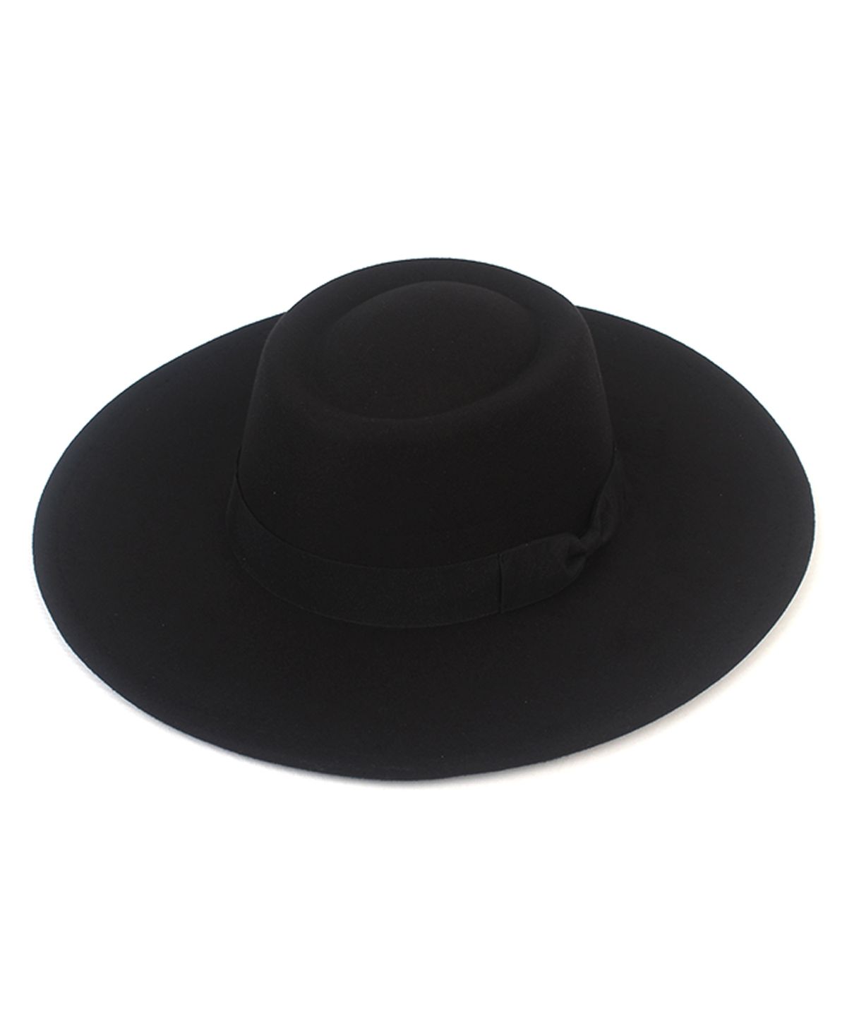 유니버셜 케미스트리(UNIVERSAL CHEMISTRY) Wool Black Ribbon Long Fedora 페도라