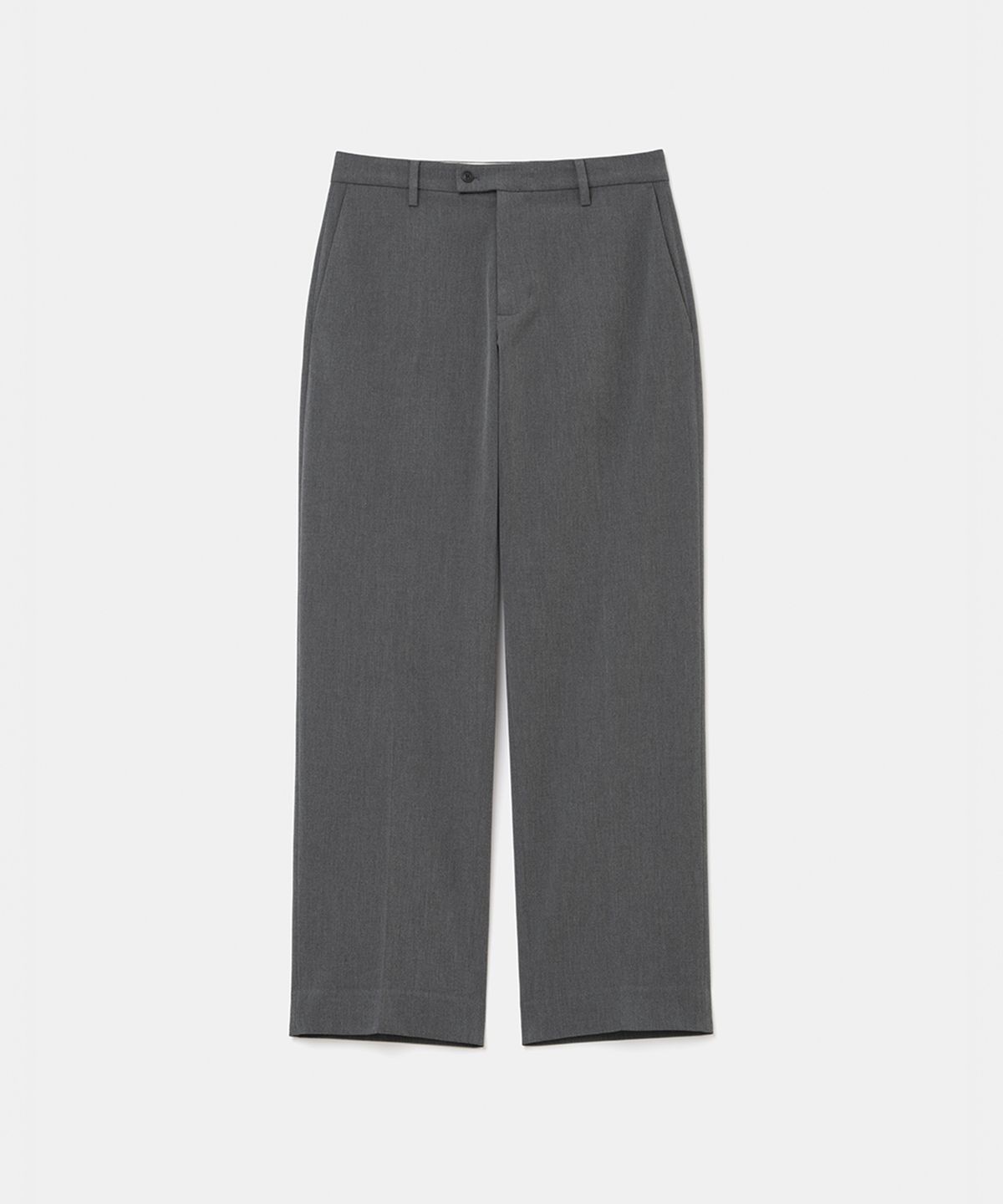 유니폼브릿지(UNIFORM BRIDGE) basic slacks regular fit grey