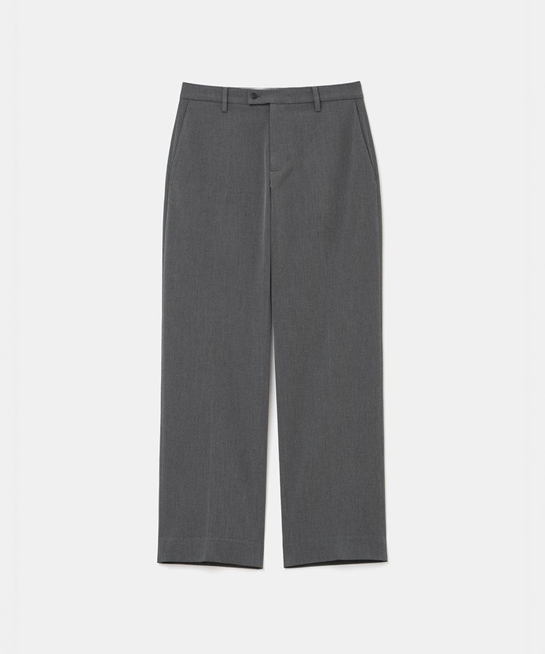 basic slacks regular fit grey