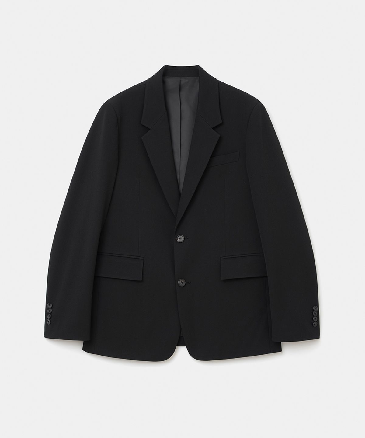 유니폼브릿지(UNIFORM BRIDGE) tailored jacket relaxed fit black