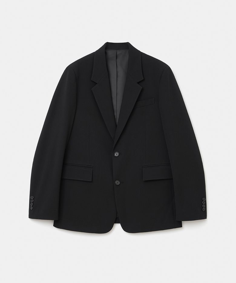 tailored jacket relaxed fit black