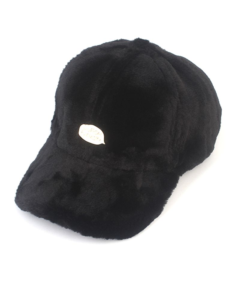 Bubble Black Fur Ballcap 퍼볼캡