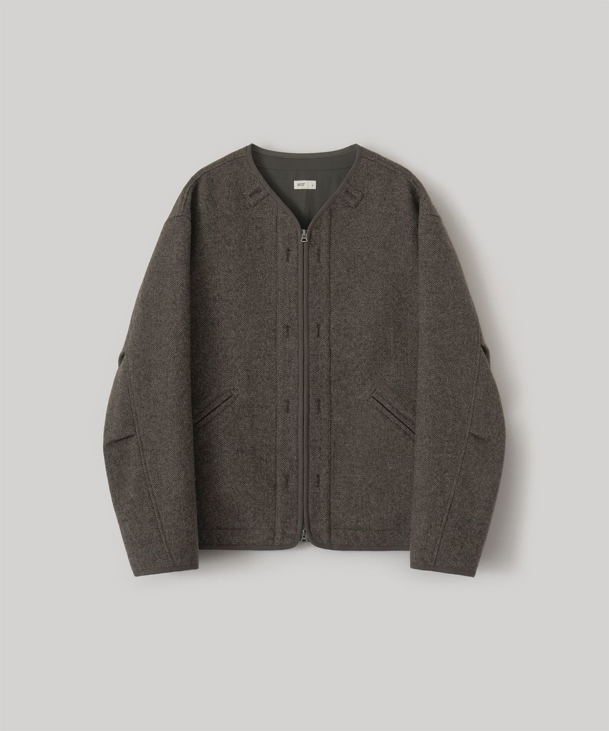 어나더 오피스(ANOTHER OFFICE) Modern Liner Wool Jacket (Shetland-herringbone)