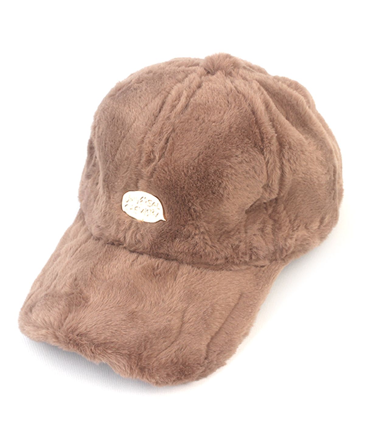 유니버셜 케미스트리(UNIVERSAL CHEMISTRY) Bubble Brown Fur Ballcap 퍼볼캡