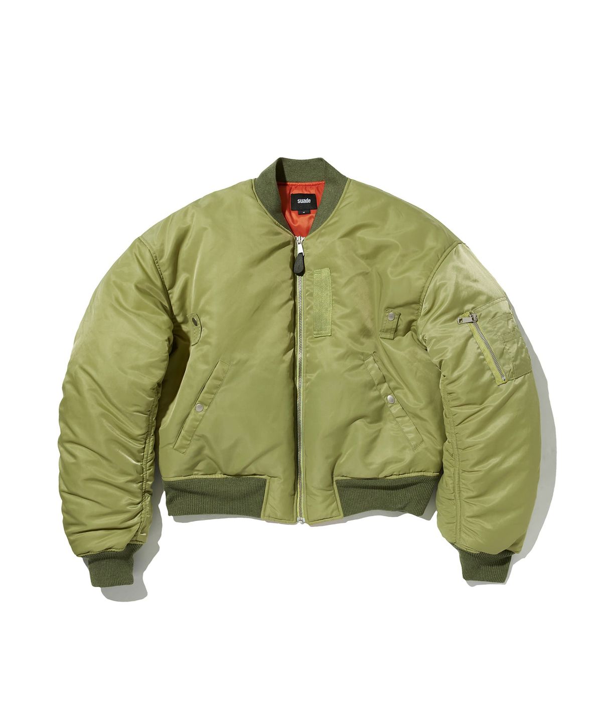 스웨이드(SUADE) CROPPED MA-1 [KHAKI]