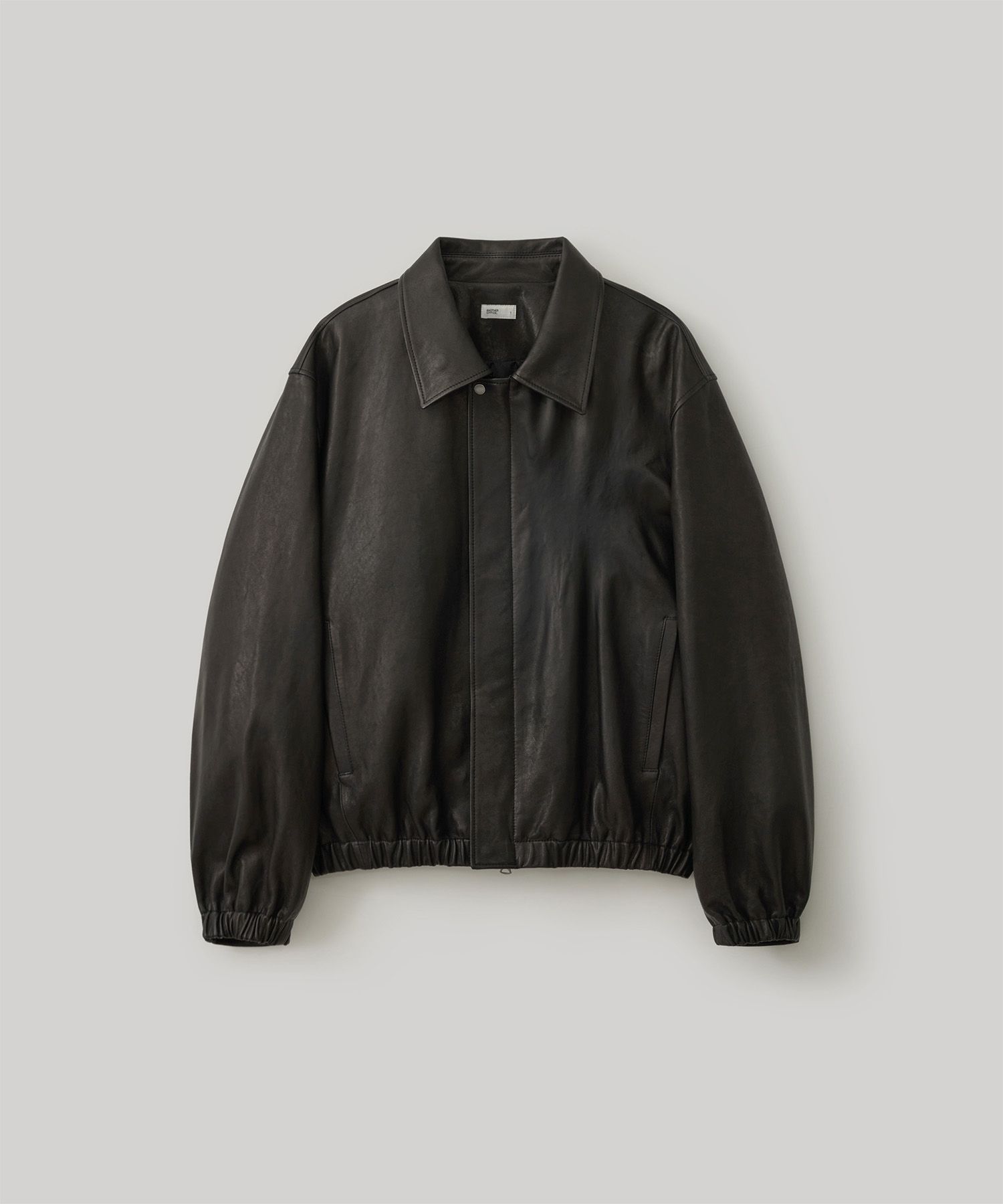 MUSINSA | ANOTHER OFFICE Huge Lambskin Blouson (Black)