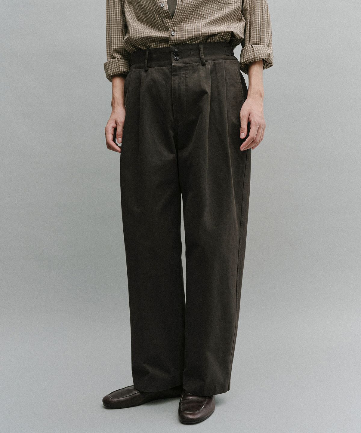 어나더 오피스(ANOTHER OFFICE) [AW] Santiago Chino Pants (Pewter)