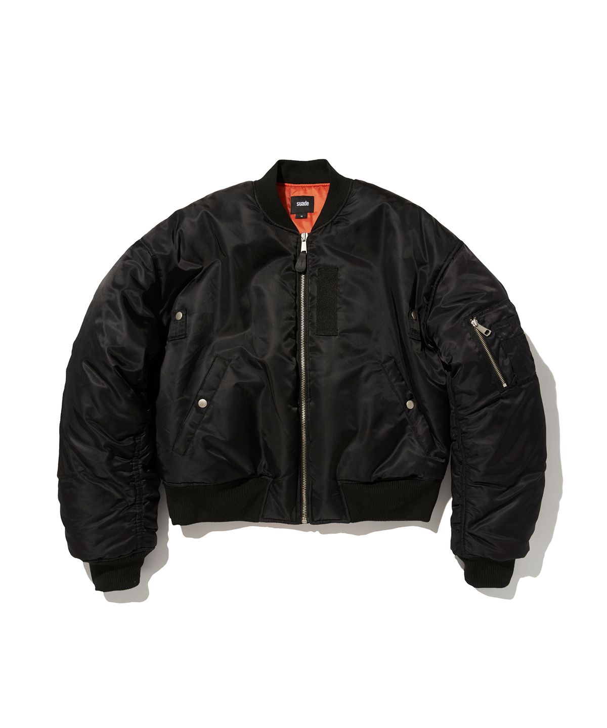 스웨이드(SUADE) CROPPED MA-1 [BLACK]