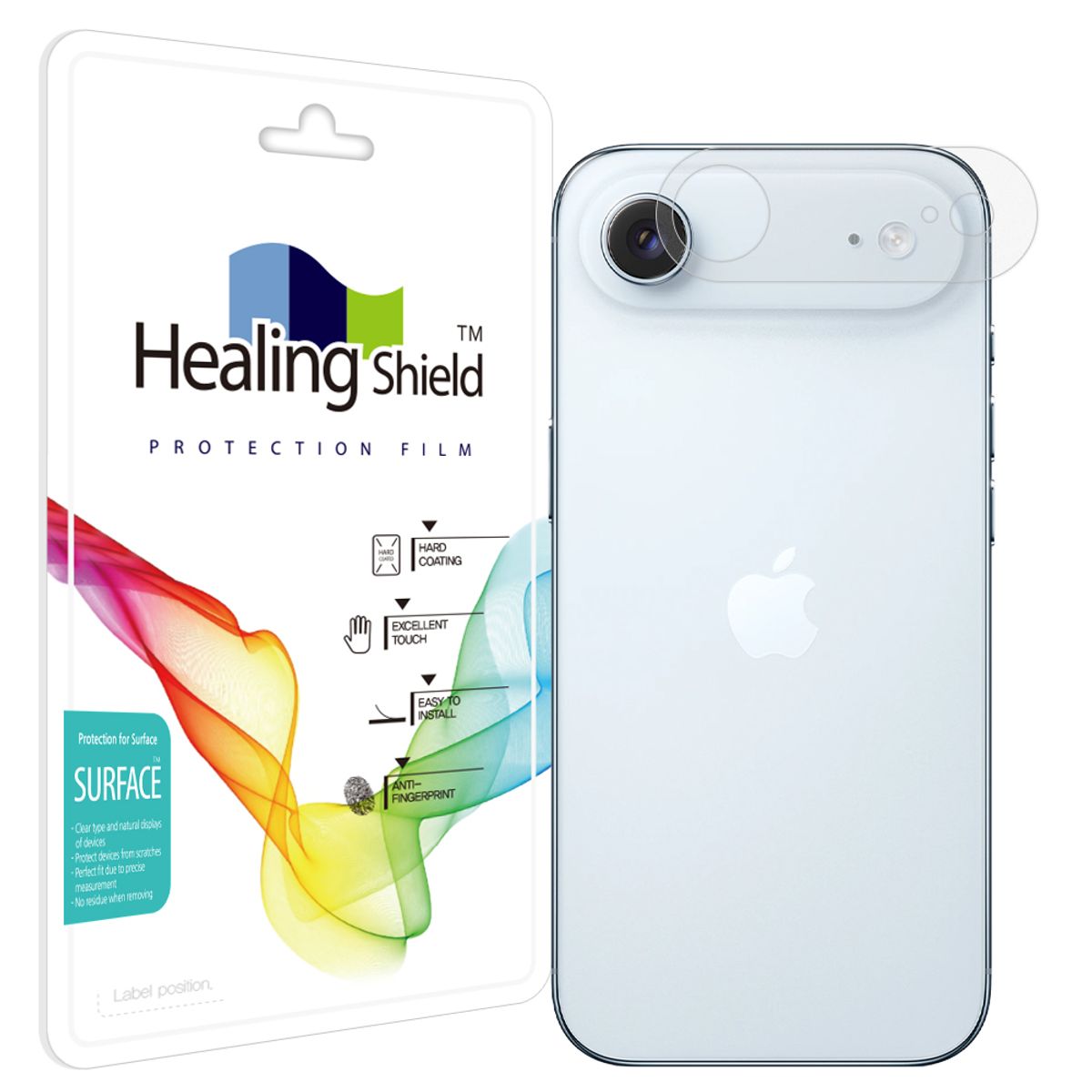 힐링쉴드(HEALINGSHIELD) 아이폰17 에어 카메라 테두리 무광 보호필름 2매