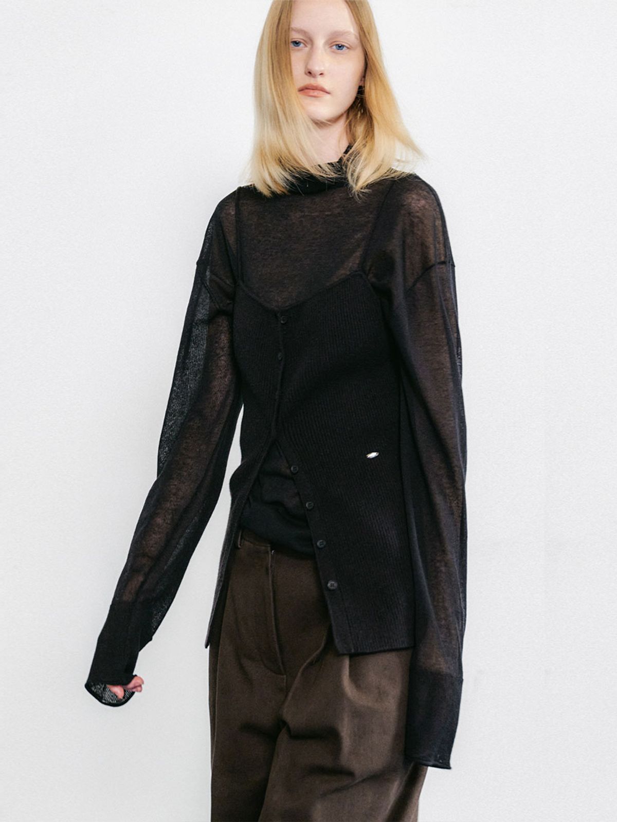 아틀리에 나인(ATELIER NAIN) CLIFF RIBBED KNIT BUSTIER(T-7146)