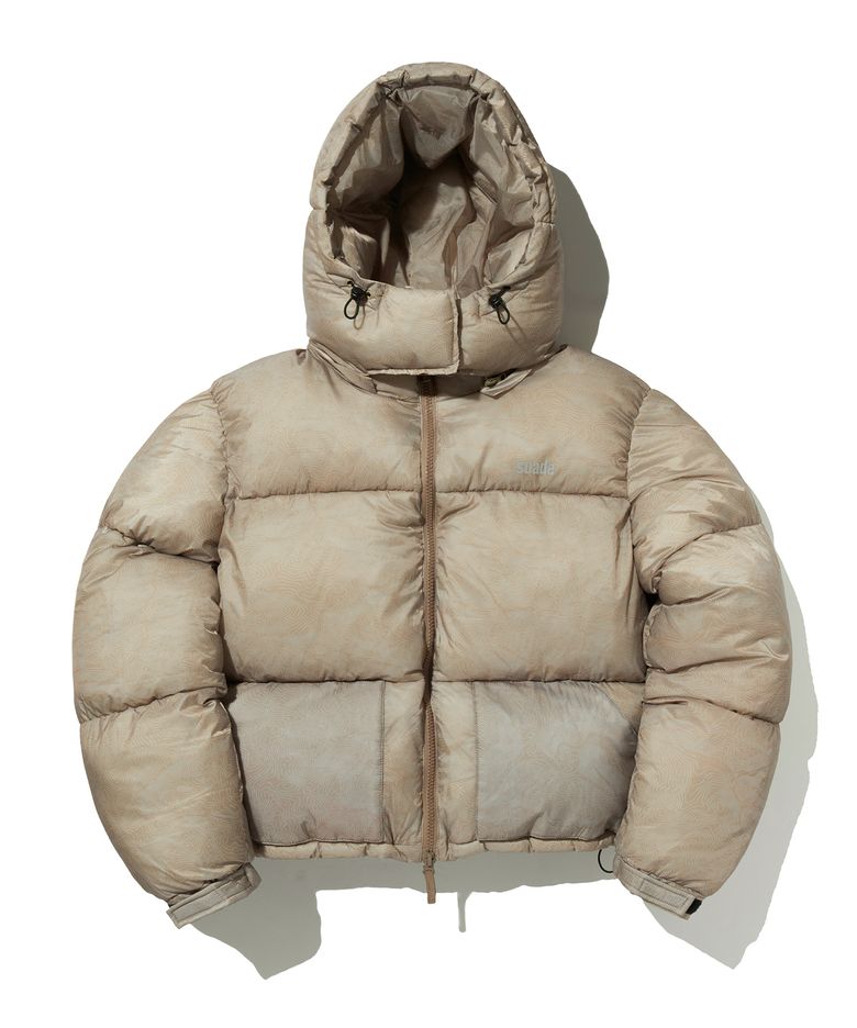 SHORT PUFFER JACKET [BEIGE]
