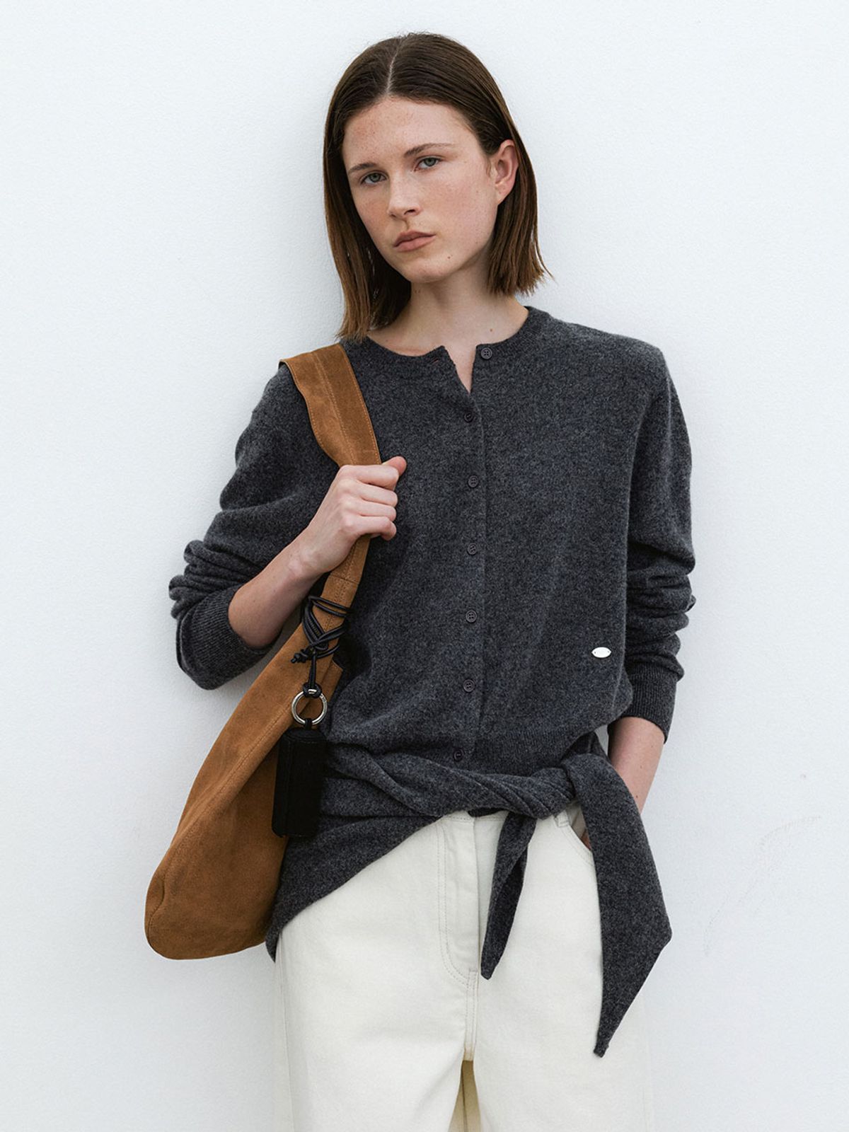 아틀리에 나인(ATELIER NAIN) ESSENTIAL CASHMERE BASIC CARDIGAN(CD-2230)