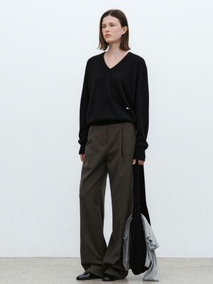 ESSENTIAL WINTER TUCK PANTS(PT-5685)