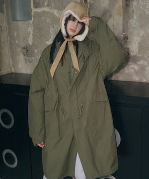 M-65 피쉬테일 오버핏 롱파카 [2COLOR]