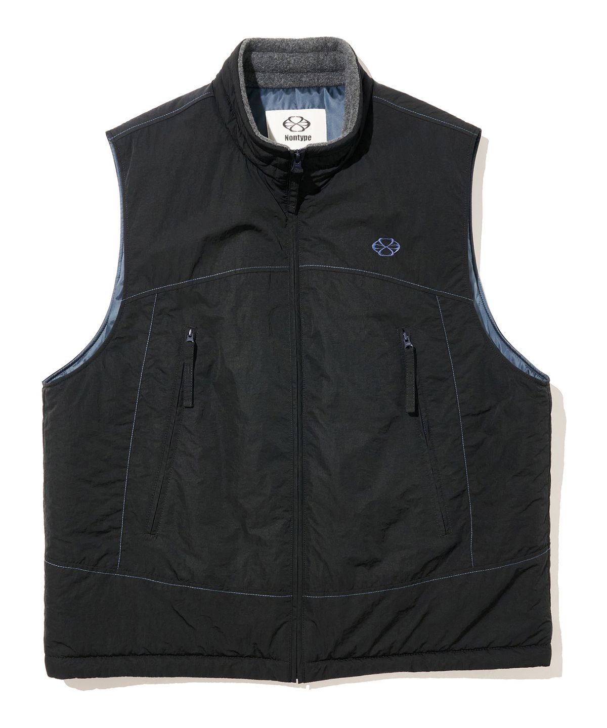 논타입(NONTYPE) SECTOR PADDED VEST (BLACK)