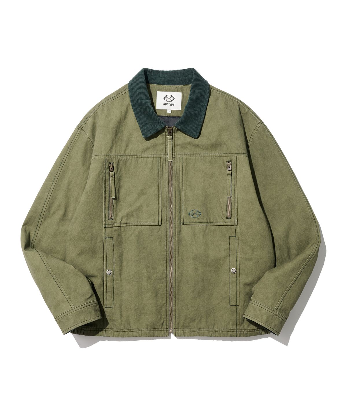 논타입(NONTYPE) VTG PK LAYER PADDED TRUCKER (GREEN)