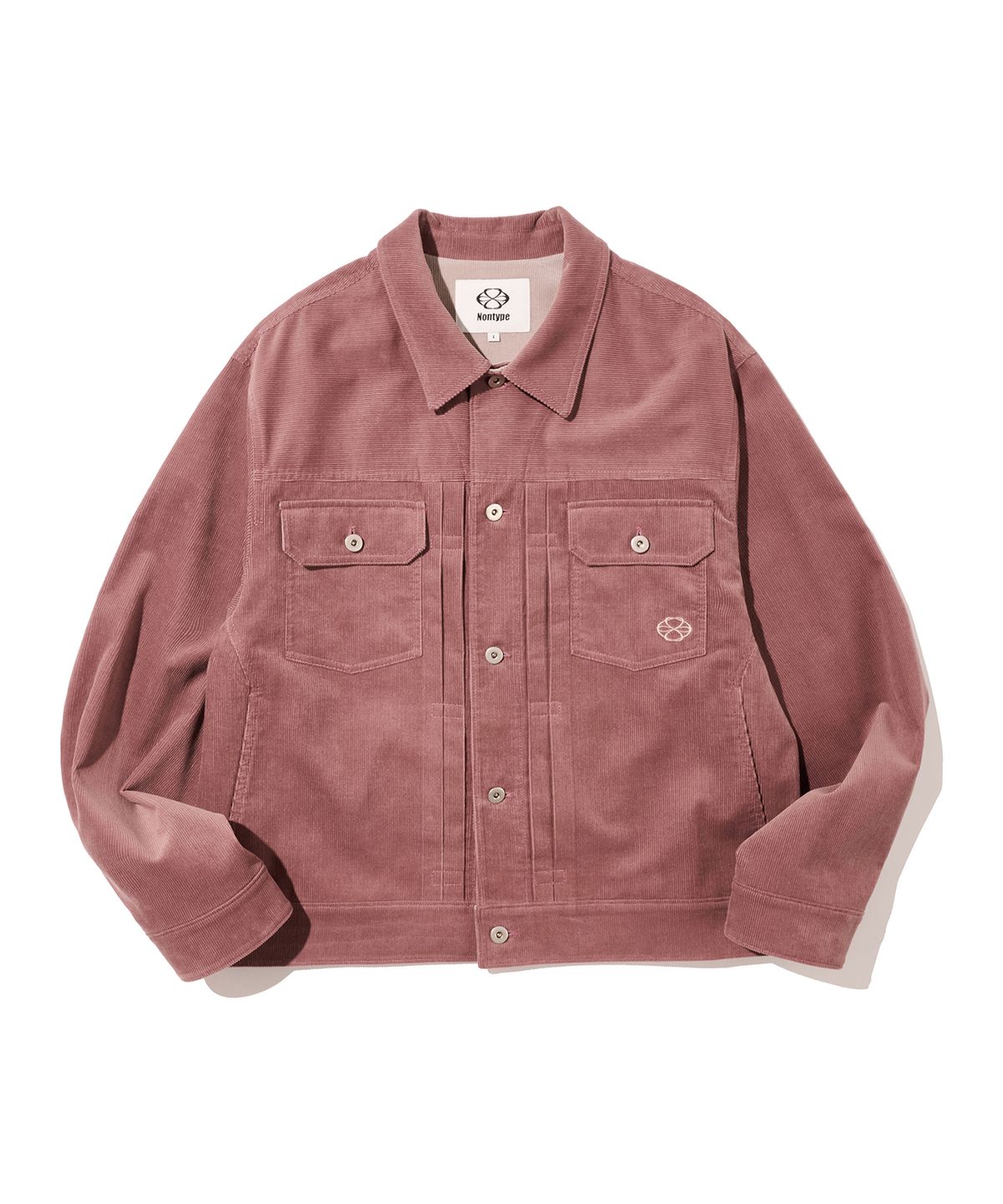 논타입(NONTYPE) CORDUROY PANELLING TRUCKER (DEEP PINK)