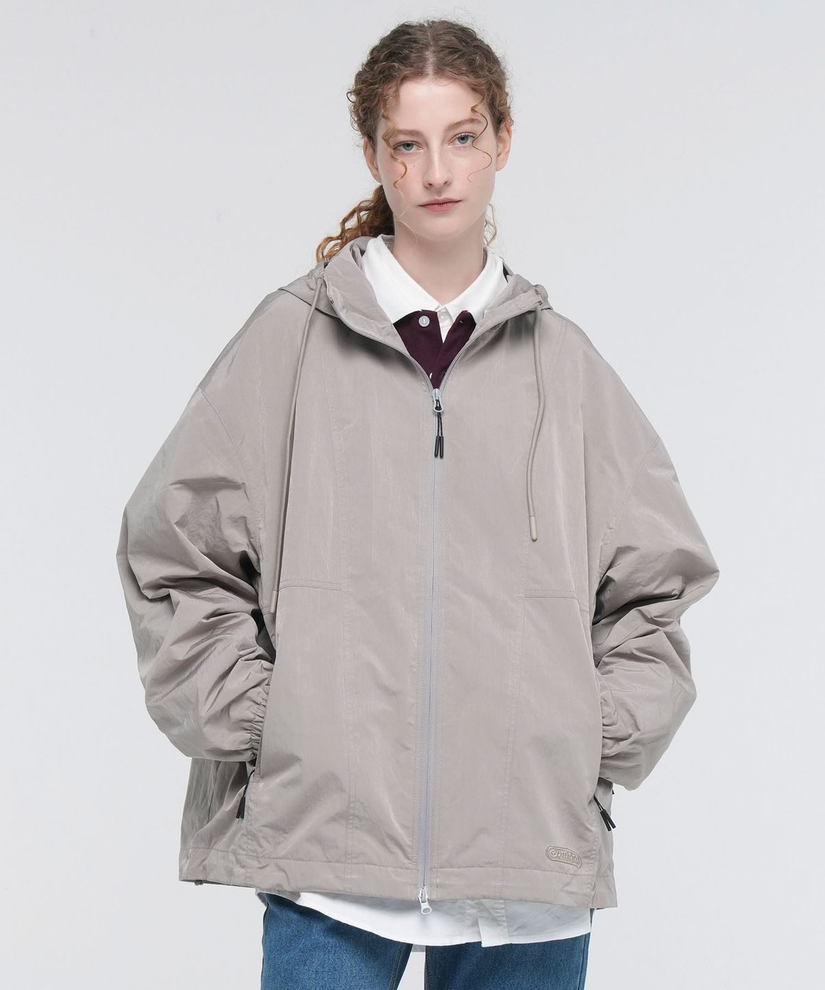 아웃도어 프로덕츠(OUTDOOR PRODUCTS) NYLON LINING HOODIE JUMPER (MOCHA)