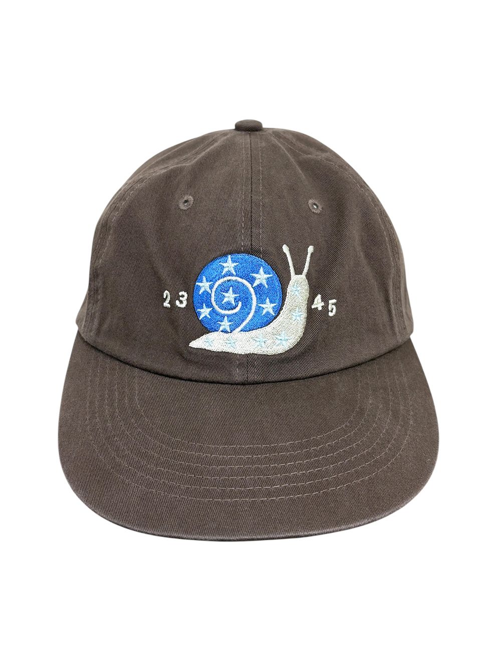 MUSINSA公式 | FASTLE Snail Washed Cap Brown