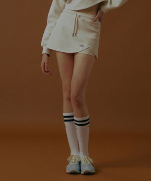 헤리티지 스커트 믹스 쇼츠 아이보리